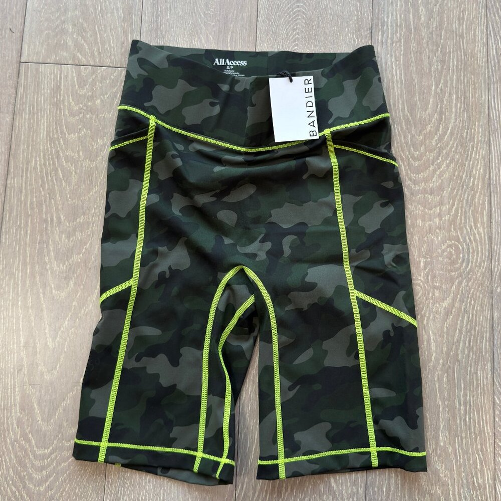 *NWT* Bandier x All Access Camo Bike Shorts